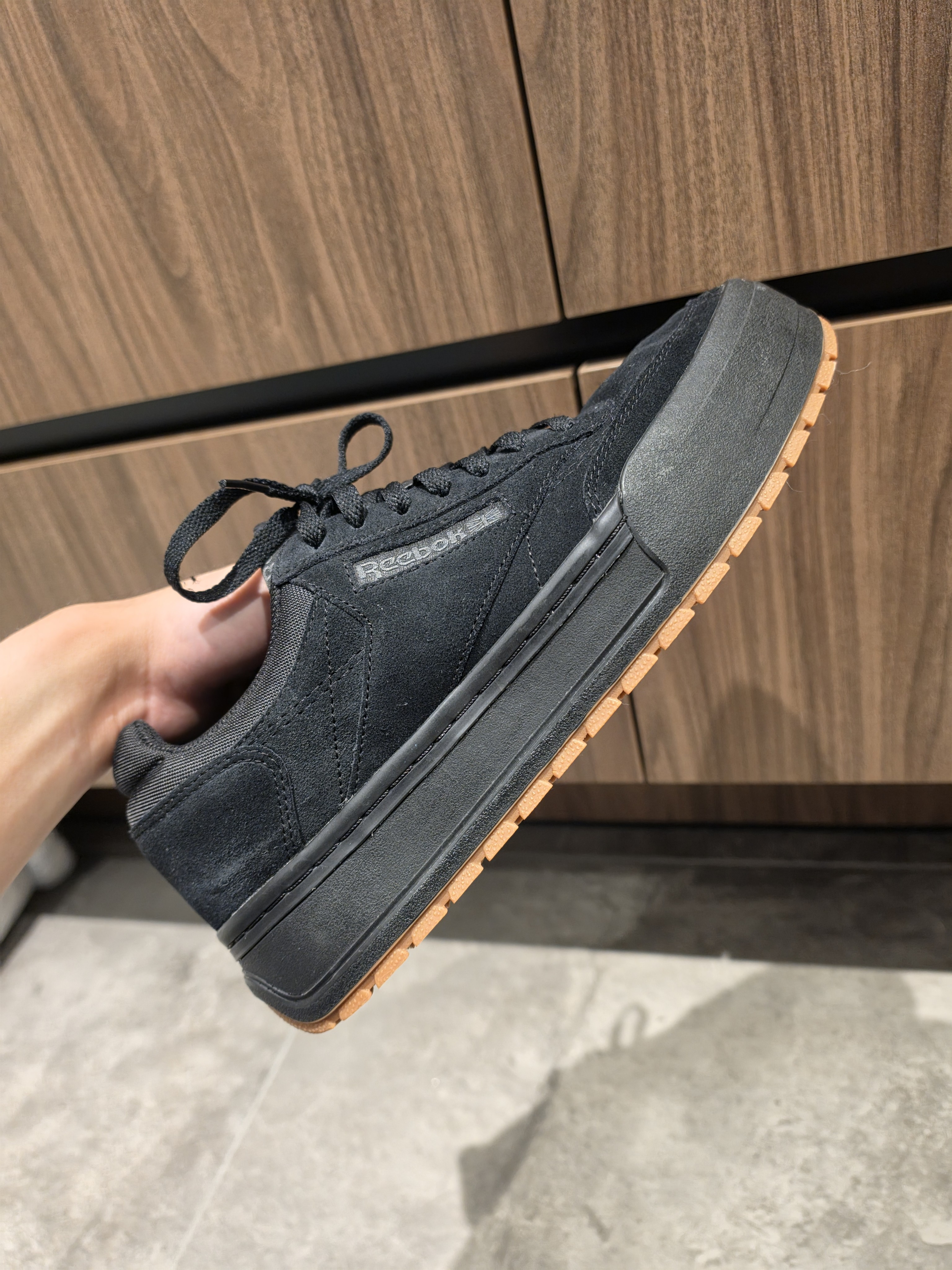 Reebok Club C Megacourt Triple Black Gum Us10.5